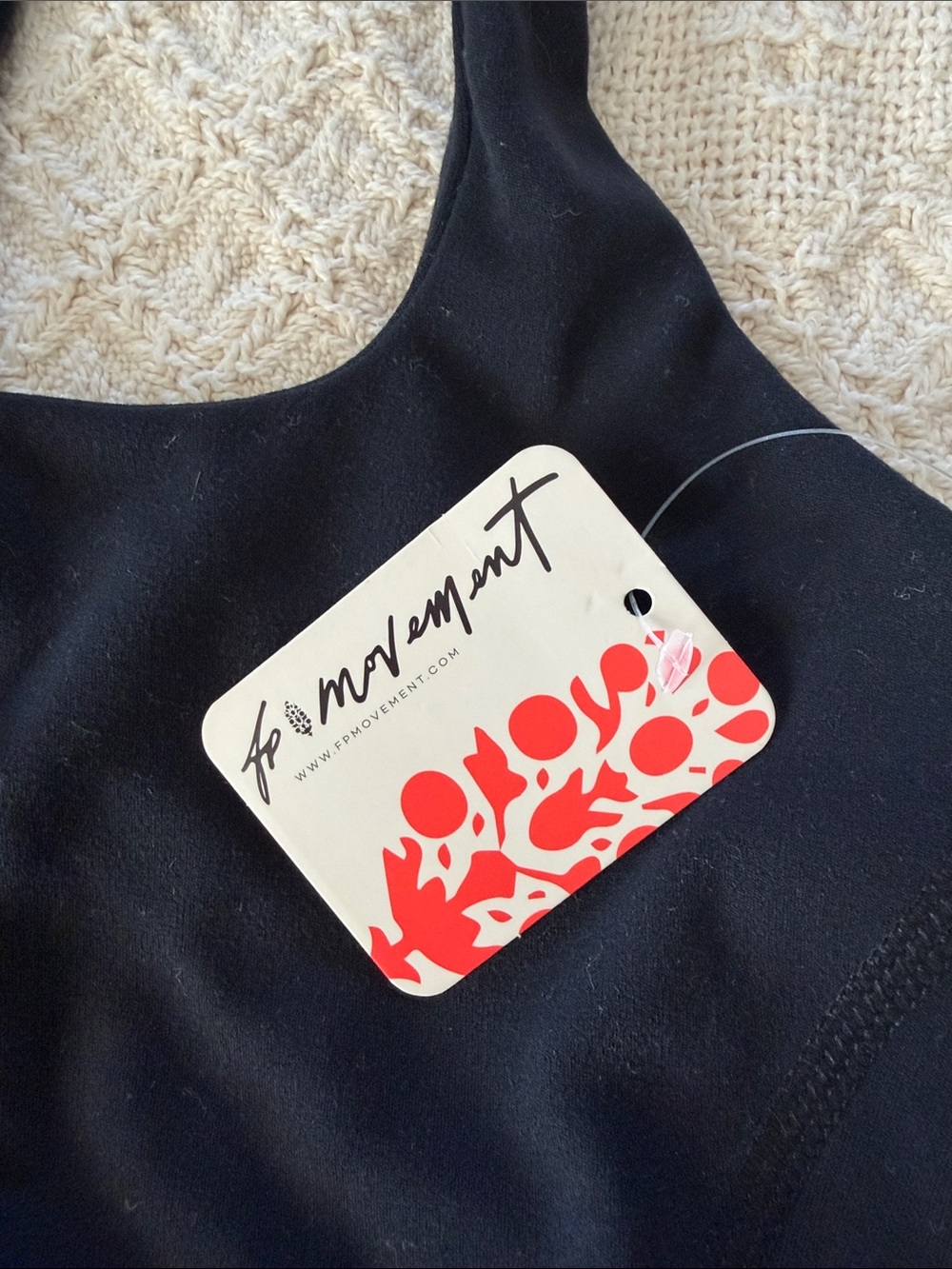 FP Movement by Free People Black Racerback Sports Bra - Picture 2 of 4